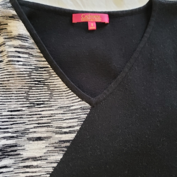 catherine malandrino V-neck colorblock knit dress - Picture 6 of 6